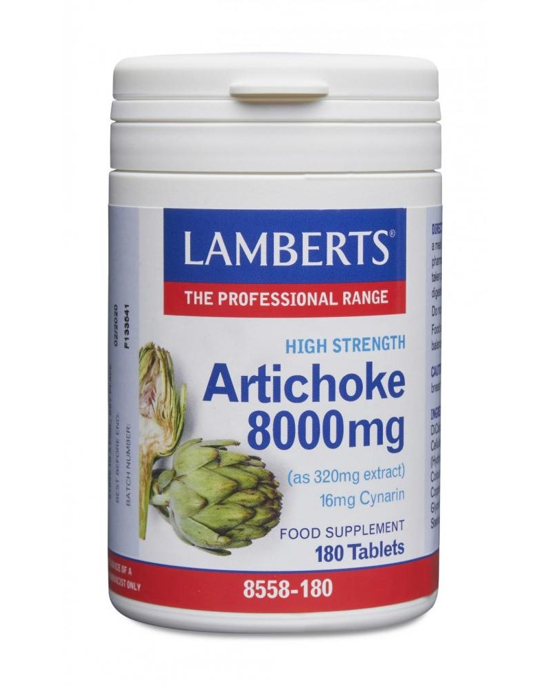 Lamberts Artichoke 8000mg 180 tabs